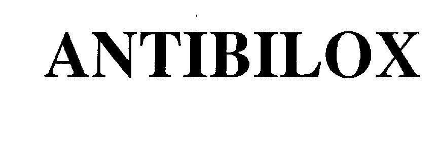 Mẫu nhãn hiệu ANTIBILOX