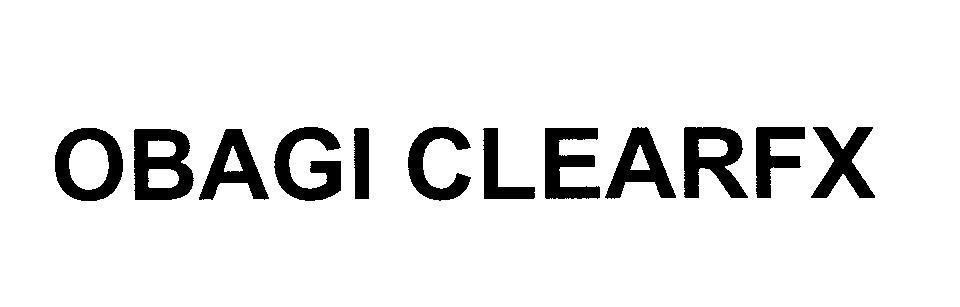 Mẫu nhãn hiệu OBAGI CLEARFX