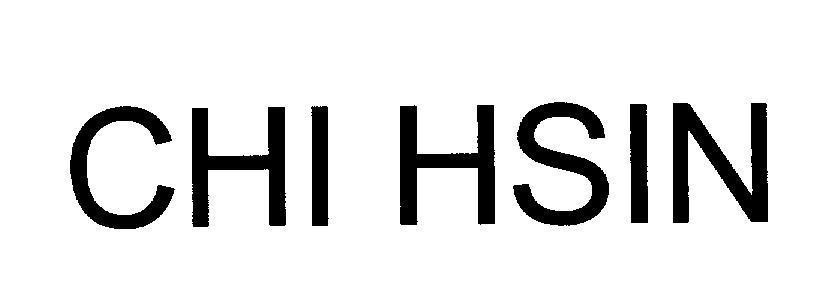 Mẫu nhãn hiệu CHI HSIN