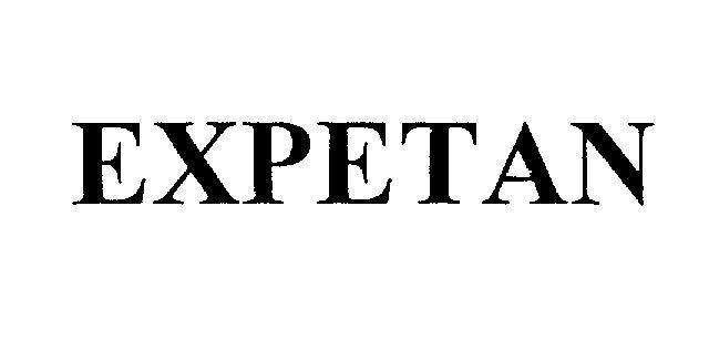 Mẫu nhãn hiệu EXPETAN