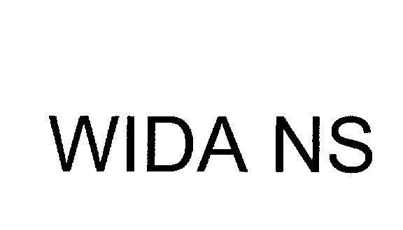 Mẫu nhãn hiệu WIDA NS