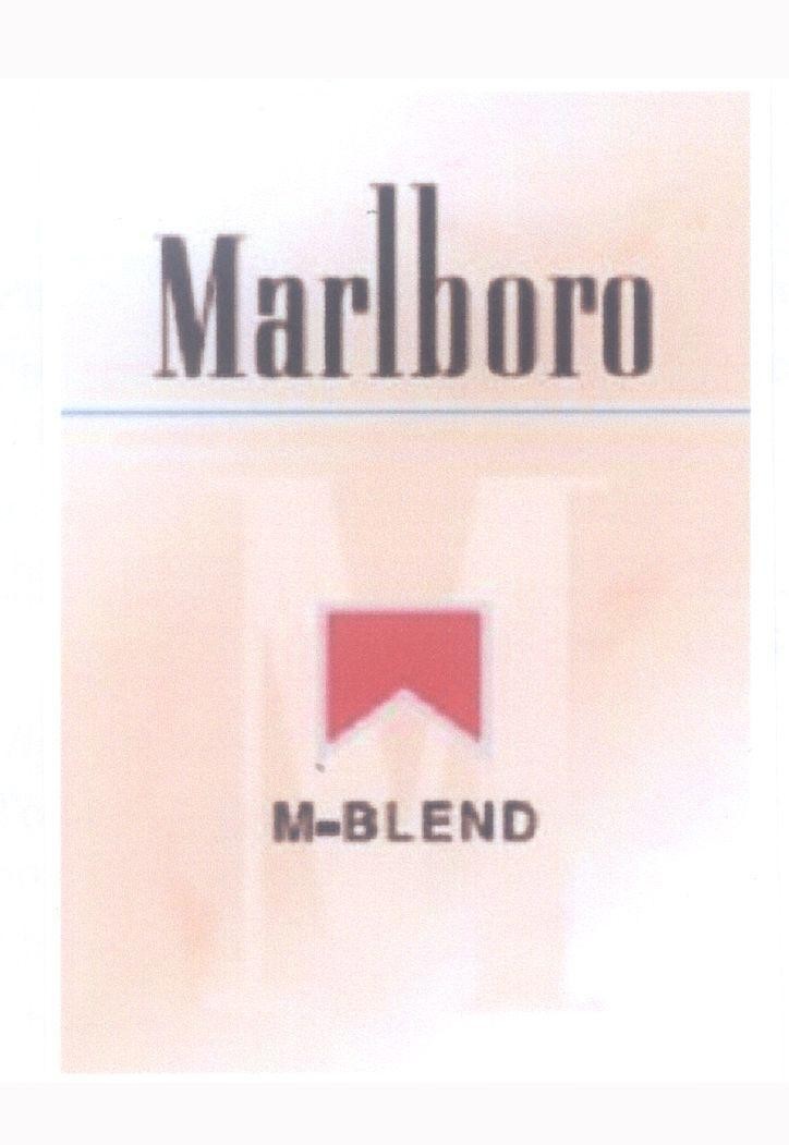 Mẫu nhãn hiệu Marlboro M-BLEND M