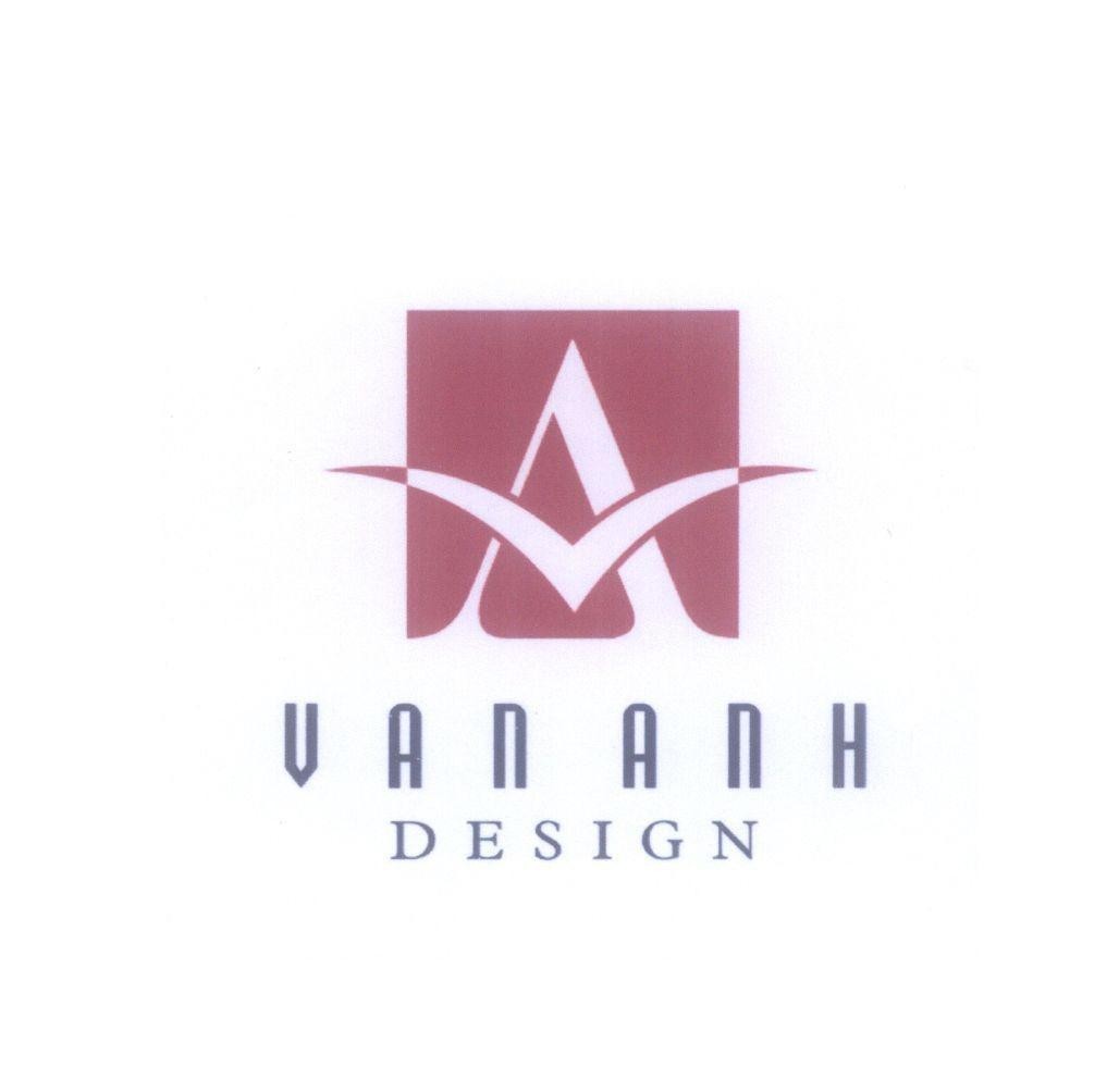 Mẫu nhãn hiệu VAN ANH DESIGN V A