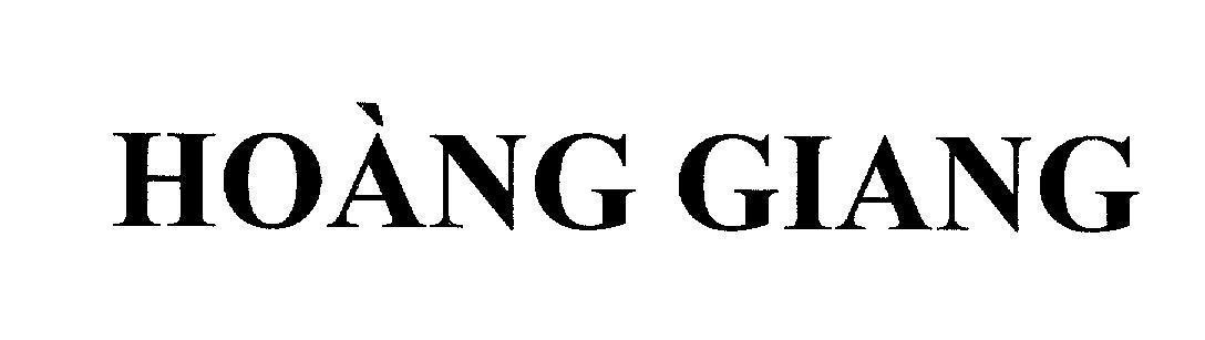 Mẫu nhãn hiệu Hoàng Giang