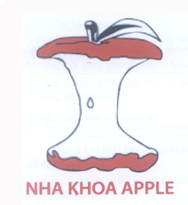Mẫu nhãn hiệu NHA KHOA APPLE