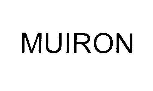 Mẫu nhãn hiệu MUIRON