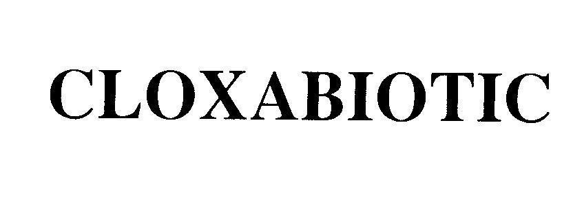 Mẫu nhãn hiệu CLOXABIOTIC