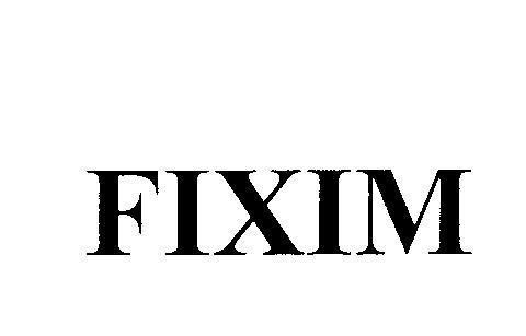 Mẫu nhãn hiệu FIXIM
