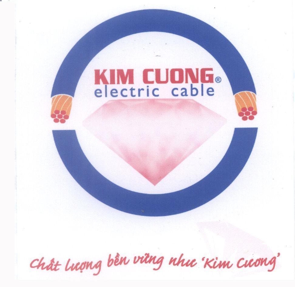 Mẫu nhãn hiệu KIM CUONG electric cable Chất lượng bền vững như 'Kim Cương'