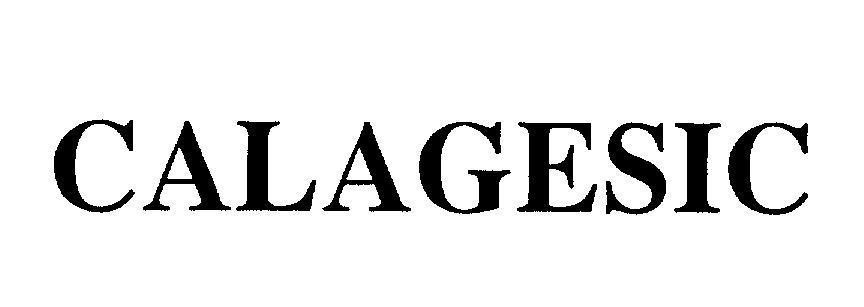 Mẫu nhãn hiệu CALAGESIC