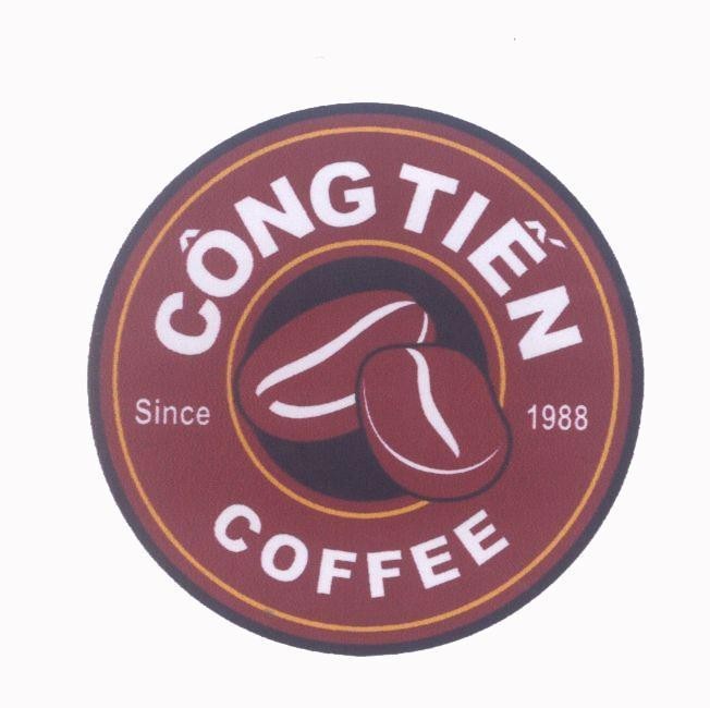 Mẫu nhãn hiệu Công Tiến COFFEE Since 1988