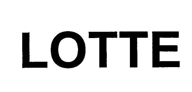 Mẫu nhãn hiệu LOTTE