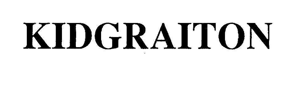 Mẫu nhãn hiệu KIDGRAITON