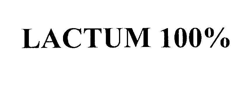 Mẫu nhãn hiệu LACTUM 100%