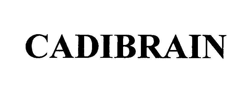 Mẫu nhãn hiệu CADIBRAIN