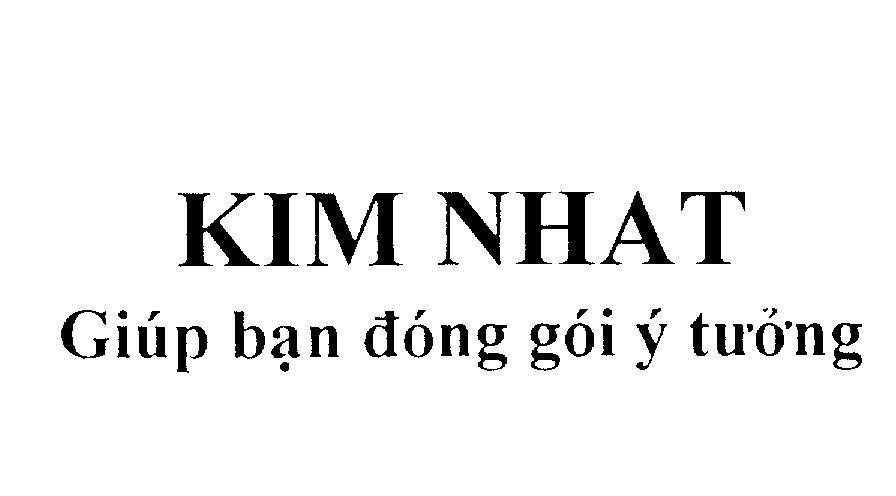 Mẫu nhãn hiệu KIM NHAT Giúp bạn đóng gói ý tưởng