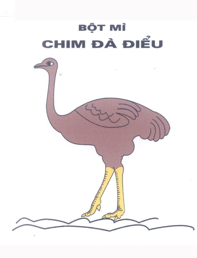Mẫu nhãn hiệu Bột Mì Chim Đà Điểu