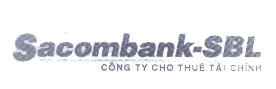 Mẫu nhãn hiệu Sacombank-SBL Công Ty Cho Thuê Tài Chính