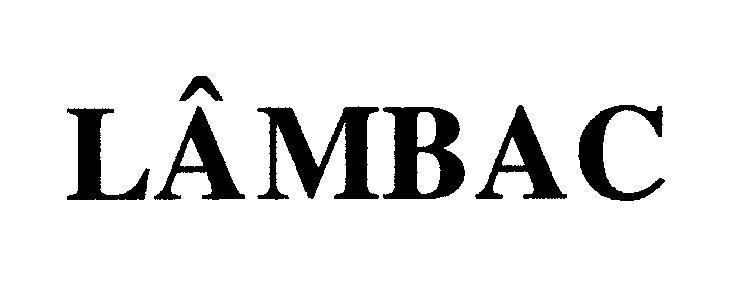 Mẫu nhãn hiệu LÂMBAC