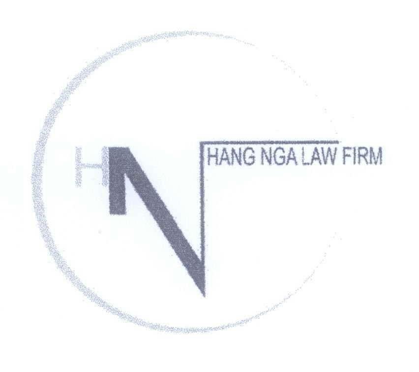 Mẫu nhãn hiệu HN HANG NGA LAW FIRM