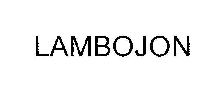Mẫu nhãn hiệu LAMBOJON