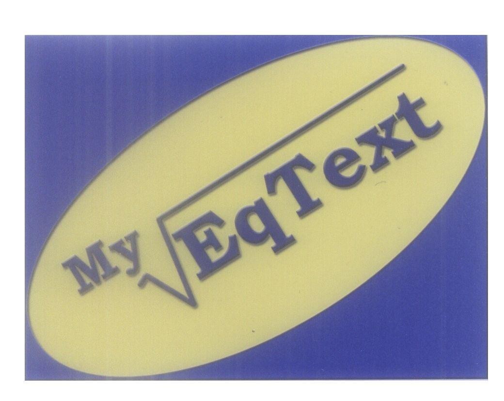 Mẫu nhãn hiệu MY EqText