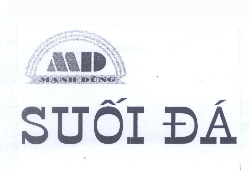 Mẫu nhãn hiệu MD Mạnh Dũng Suối Đá