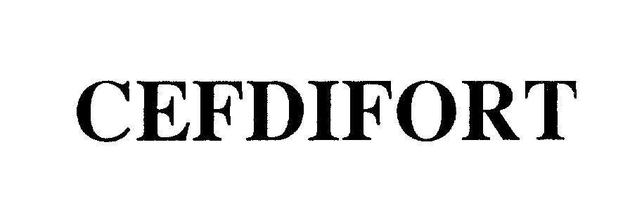 Mẫu nhãn hiệu CEFDIFORT