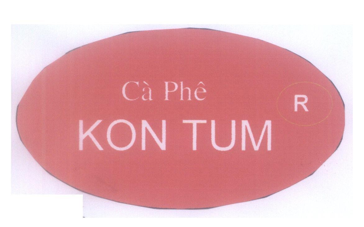 Mẫu nhãn hiệu Cà phê KON TUM R