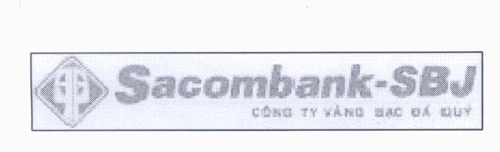 Mẫu nhãn hiệu Sacombank-SBJ SG Công Ty Vàng Bạc Đá Quý