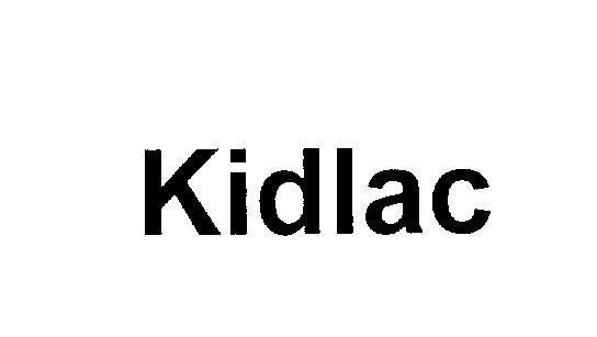 Mẫu nhãn hiệu Kidlac