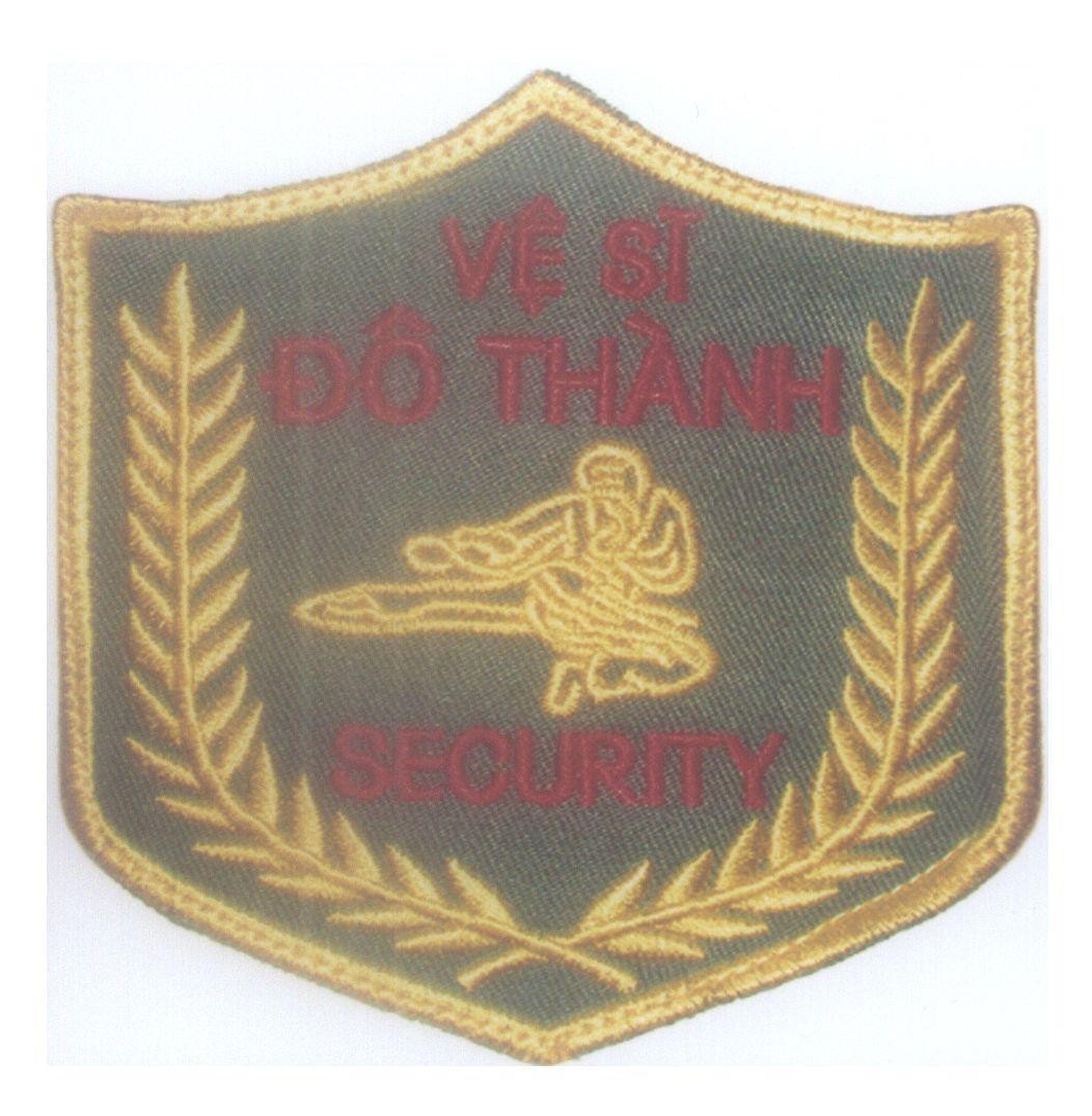 Mẫu nhãn hiệu Vệ Sĩ Đô Thành SECURITY
