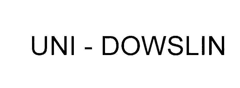 Mẫu nhãn hiệu UNI - DOWSLIN
