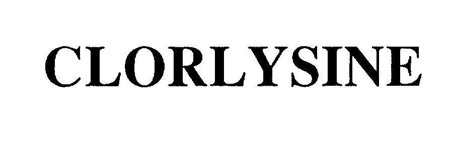 Mẫu nhãn hiệu CLORLYSINE
