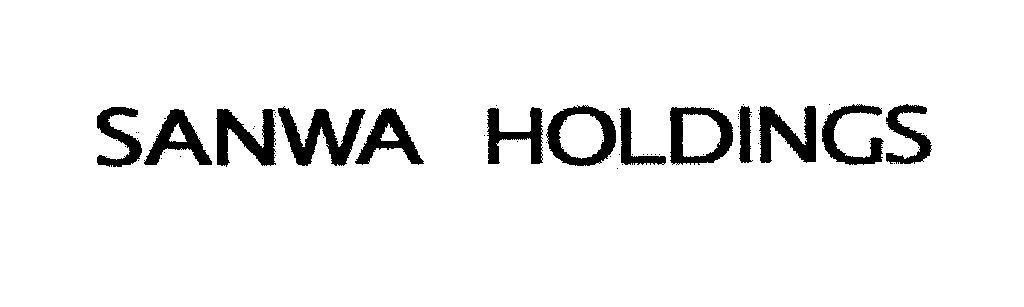 Mẫu nhãn hiệu SANWA HOLDINGS