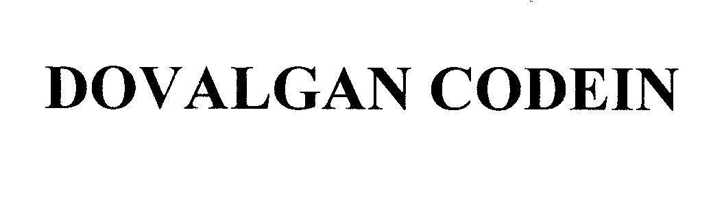 Mẫu nhãn hiệu DOVALGAN CODEIN