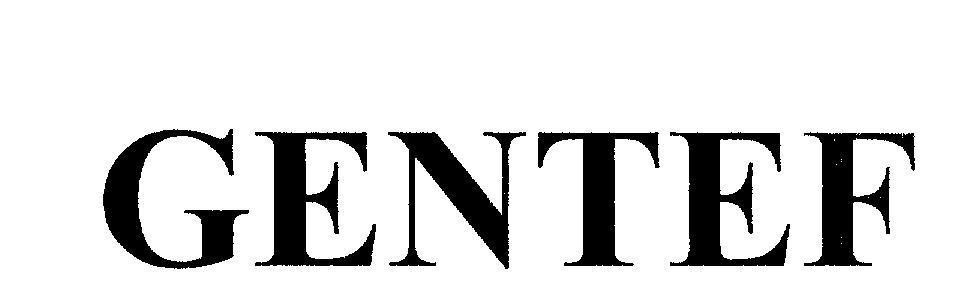 Mẫu nhãn hiệu GENTEF