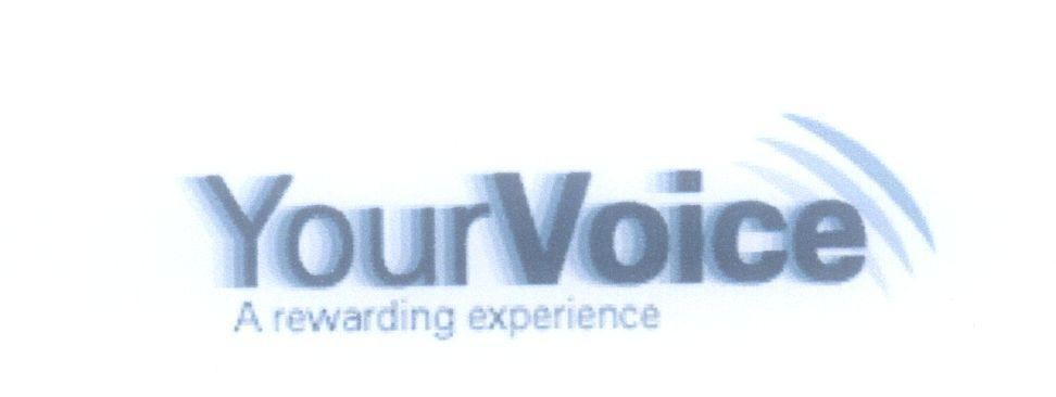 Mẫu nhãn hiệu YourVoice A rewarding experience