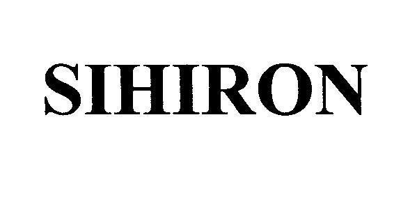 Mẫu nhãn hiệu SIHIRON