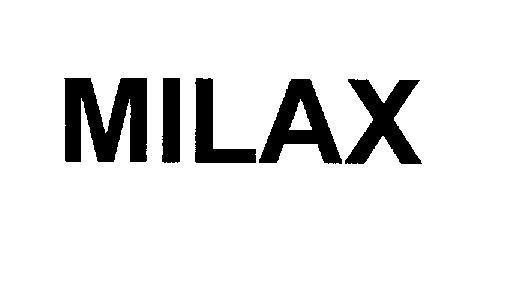 Mẫu nhãn hiệu MILAX