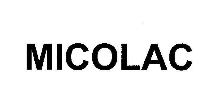 Mẫu nhãn hiệu MICOLAC