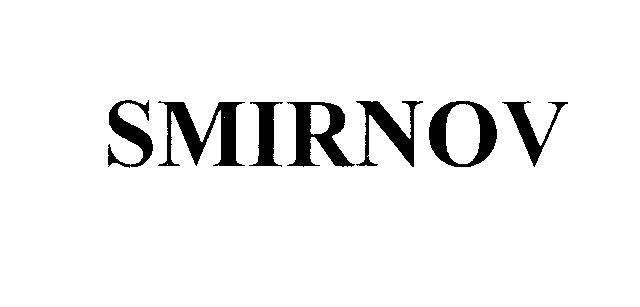 Mẫu nhãn hiệu SMIRNOV
