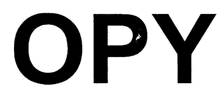 Mẫu nhãn hiệu OPY
