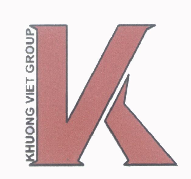 Mẫu nhãn hiệu KHUONG VIET GROUP K V