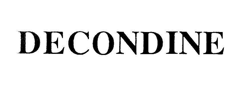 Mẫu nhãn hiệu DECONDINE