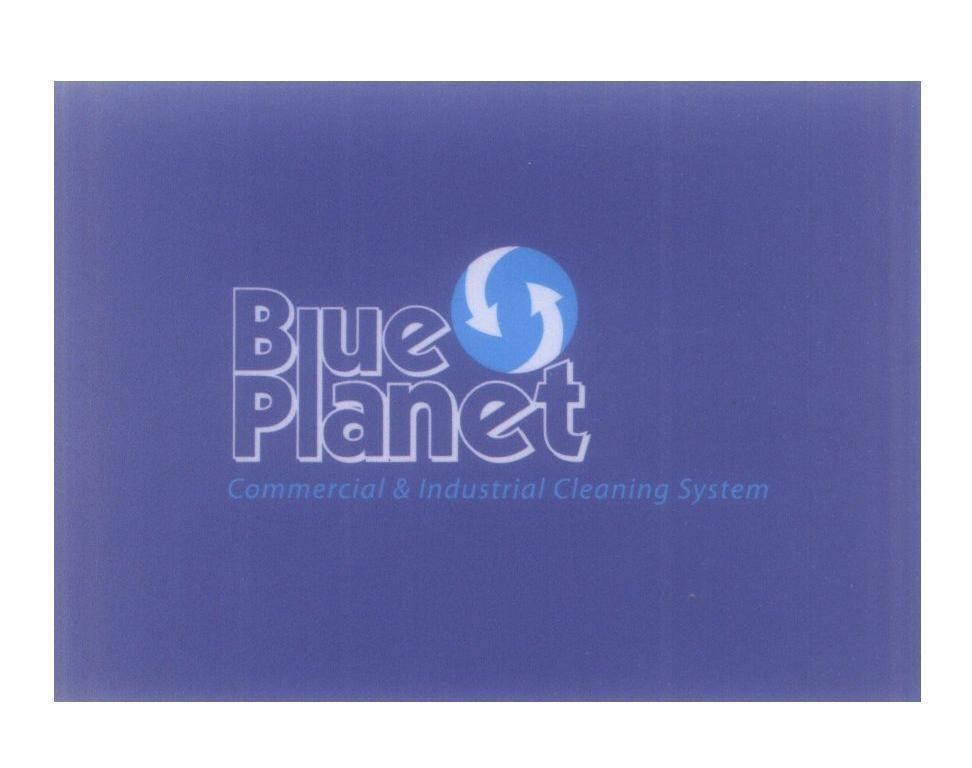 Mẫu nhãn hiệu Blue Planet Commercial & Industrial Cleaning System