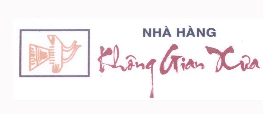 Mẫu nhãn hiệu Nhà Hàng Không Gian Xưa