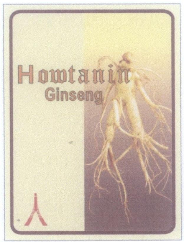 Mẫu nhãn hiệu Howtanin Ginseng Homtanin
