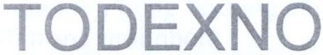 Mẫu nhãn hiệu TODEXNO