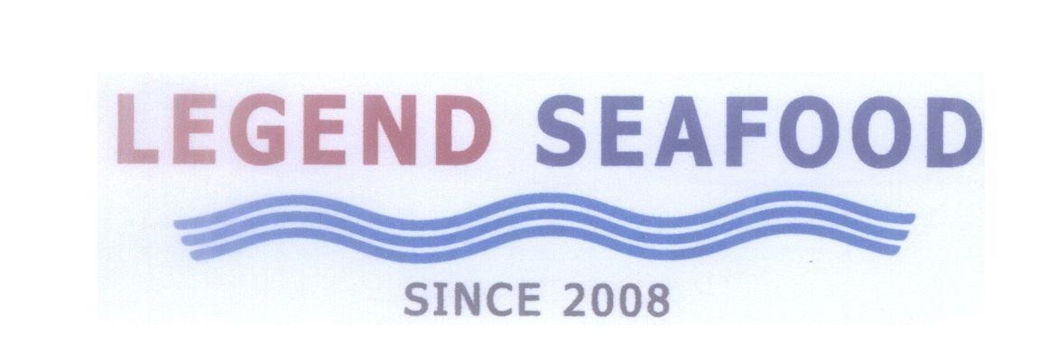 Mẫu nhãn hiệu LEGEND SEAFOOD SINCE 2008